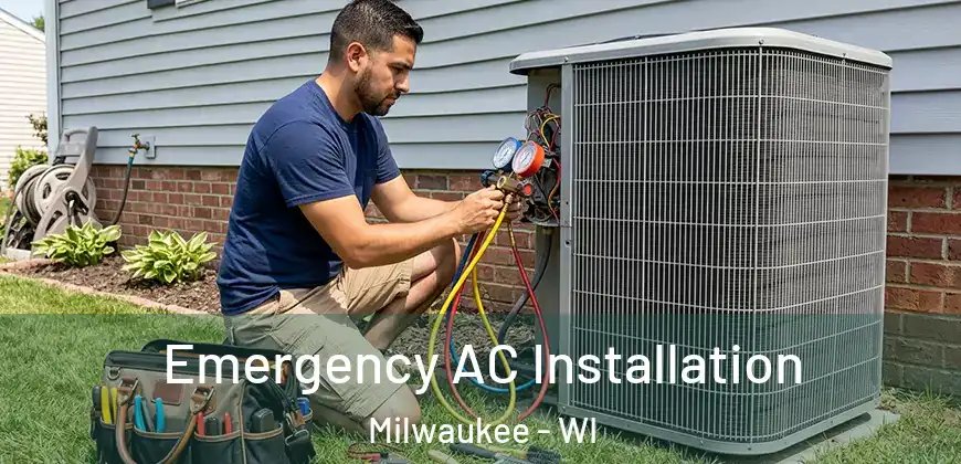 Emergency AC Installation Milwaukee - WI